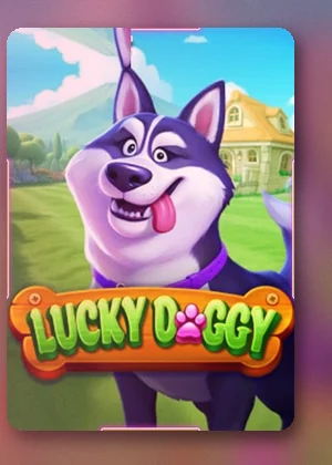 ปกเกมสล็อต Lucky Doggy ลายน้องหมานำโชคสีสดใส เล่นได้ที่ 688PG